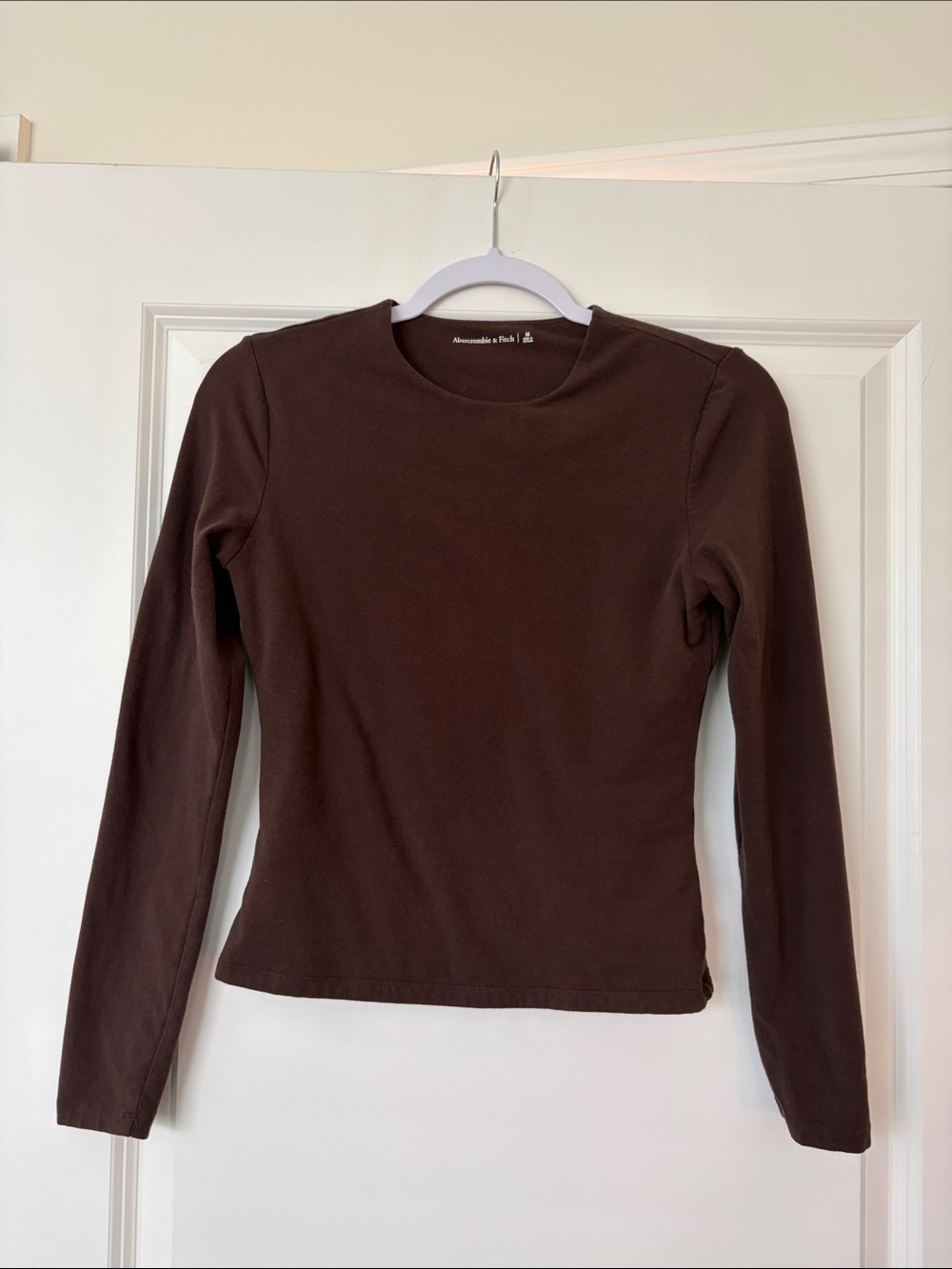 Abercrombie & Fitch Double Lined Long Sleeve Baby Tee